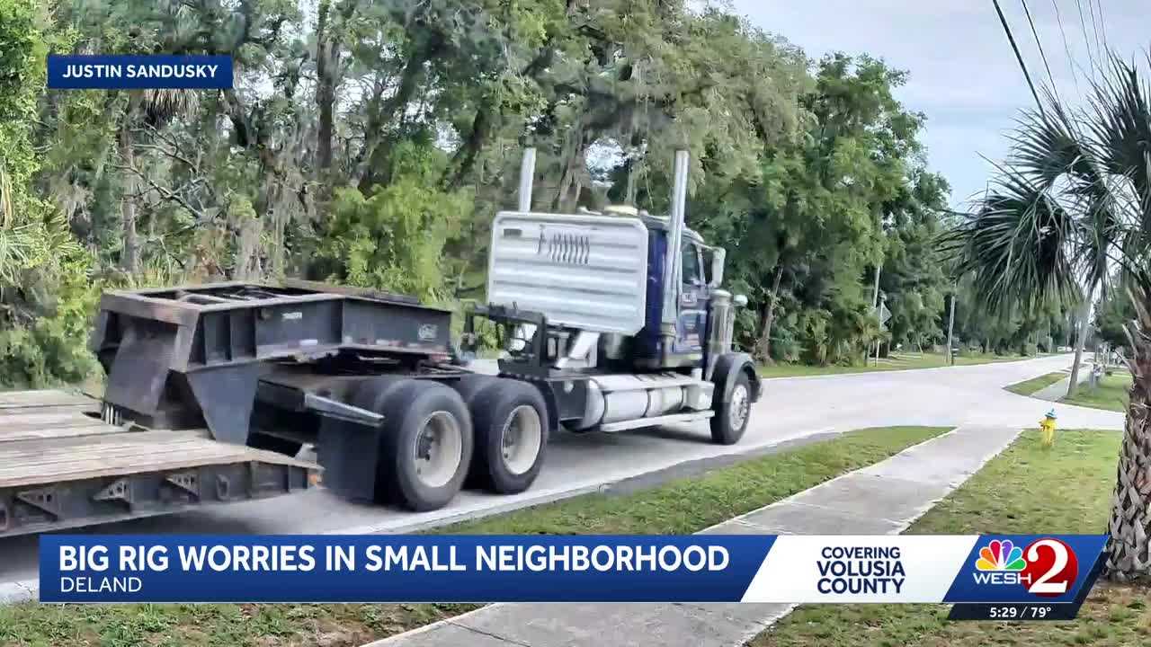 DeLand-area neighbors raise concerns about truck traffic on Marsh Road — WESH 2 Orlando, Plano Real Estate news