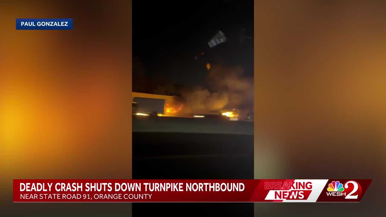 Six killed in fiery crash on Florida’s Turnpike in Orange County, troopers say — WESH 2 Orlando, Plano Community news